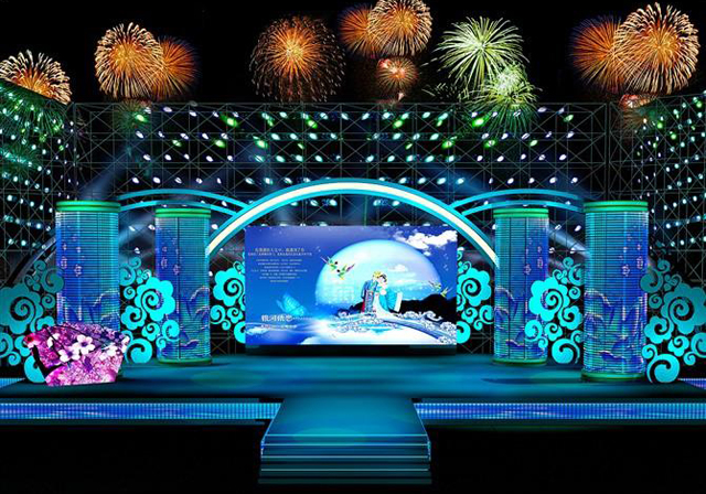 岁末节前文艺活动将至 舞台LED大屏幕精彩纷呈 2.jpg